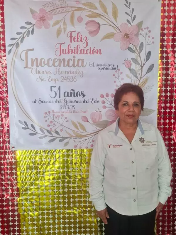 Emotiva despedida a Inocencia tras 51 años de labor en el sistema penitenciario