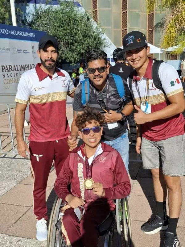 Suma Tamaulipas cinco medallas en el tercer día de la Paralimpiada Nacional en Aguascalientes