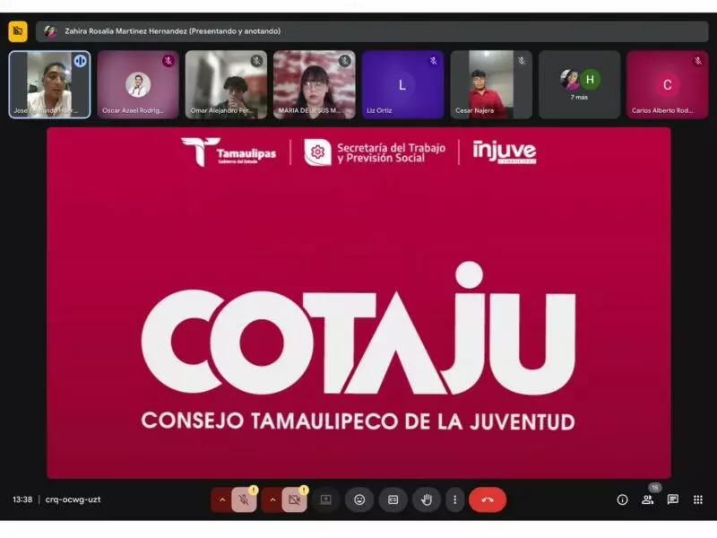 Toman protesta jóvenes consejeros y consejeras que formarán parte del COTAJU 2025 – 2026 del INJUVE Tamaulipas