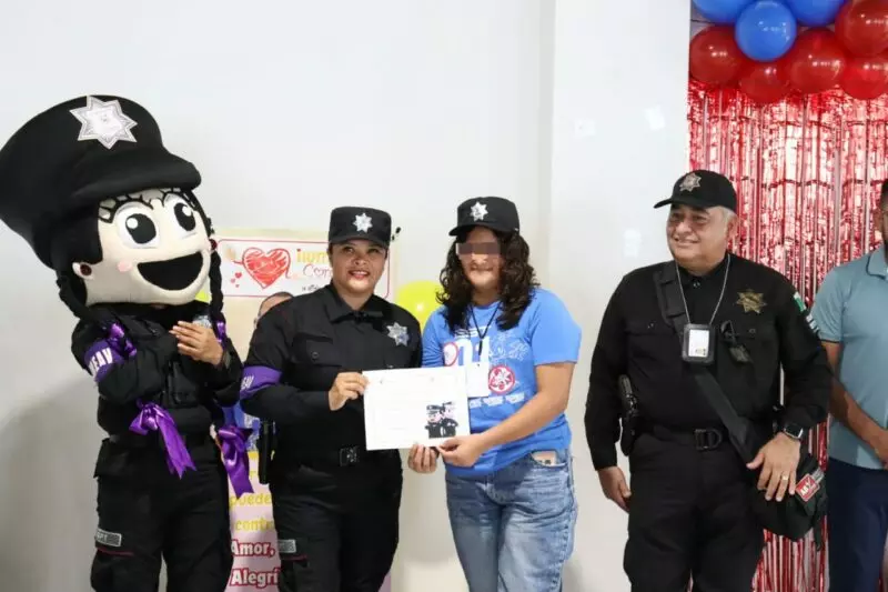 SSPT cumple a menores de edad sueño de ser «Guardia Estatal por un día».
