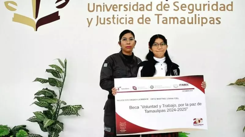 Invita SSPT a personal operativo a tramitar la Beca “Voluntad y Trabajo, por la paz de Tamaulipas” 2025-2026