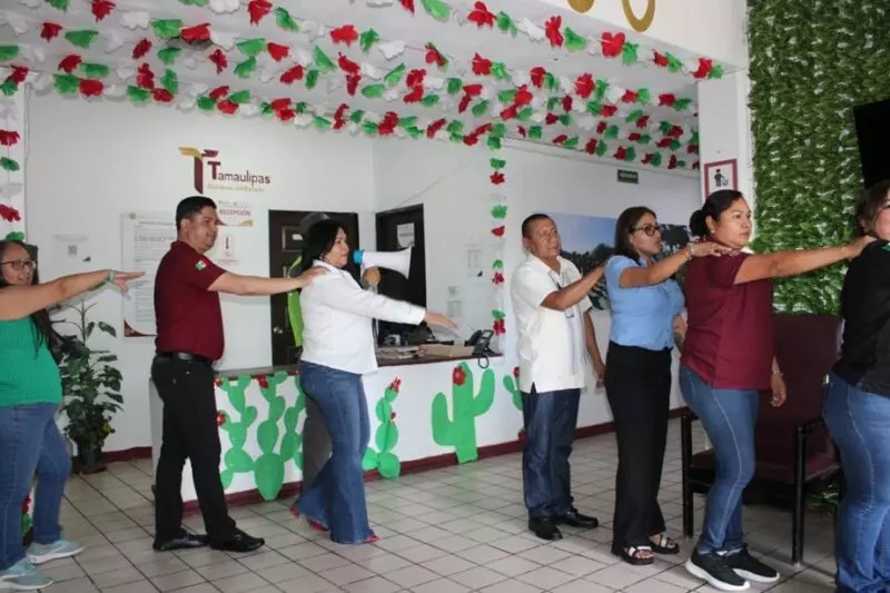 Participan CEDES de Tamaulipas en Simulacro Nacional 2025