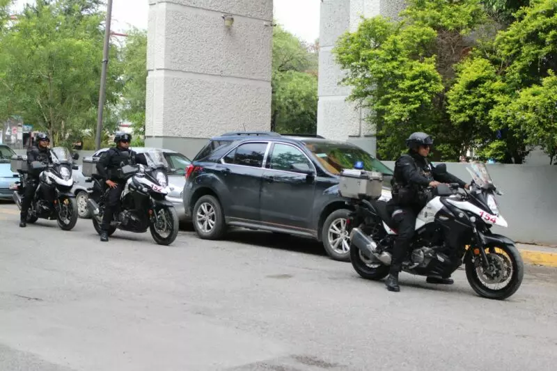 Patrullajes del Grupo Motorizado “Linces” de la Guardia Estatal disminuyen delitos en zonas comerciales