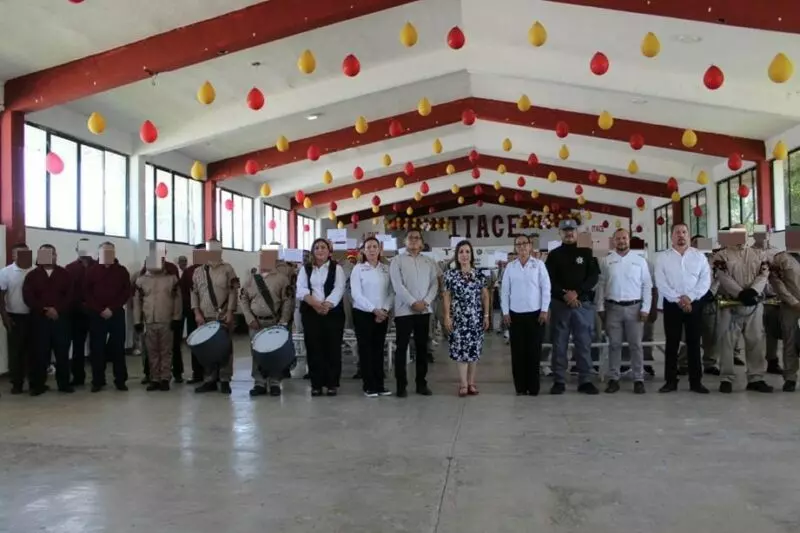 Entregan más de 600 constancias de capacitación laboral a PPLs del CEDES Matamoros