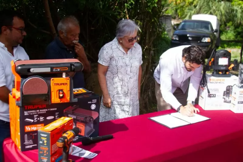 Fortalece STPS emprendimientos productivos en Aldama y El Mante