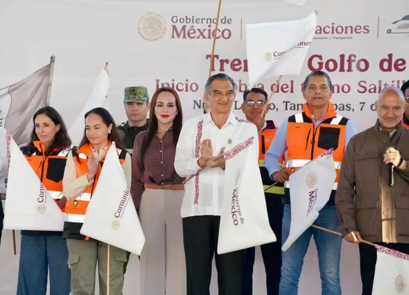 Inicia construcción del tren Nuevo Laredo–Saltillo; será la frontera más importante de América Latina