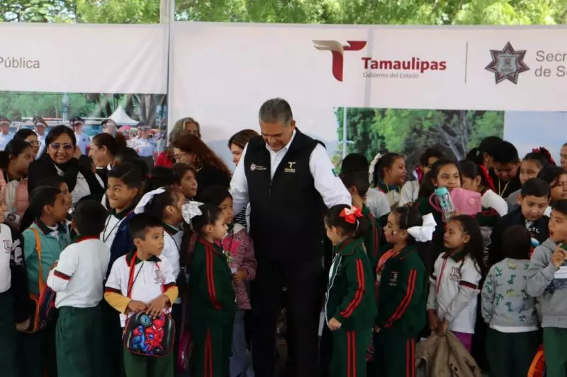 Niños y niñas de Tamaulipas celebran tercer aniversario de la Guardia Estatal