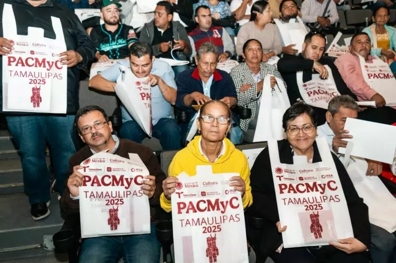 Entregan reconocimientos a los 52 proyectos beneficiarios del PACMyC Tamaulipas 2025