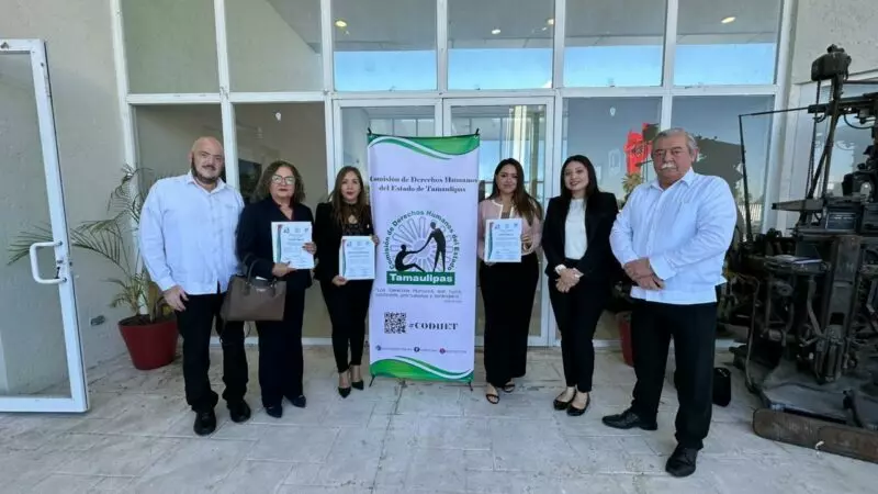 Otorga CODHET Mención Especial a SIPINNA Tamaulipas por prácticas destacadas en la protección de los derechos de niñas, niños y adolescentes