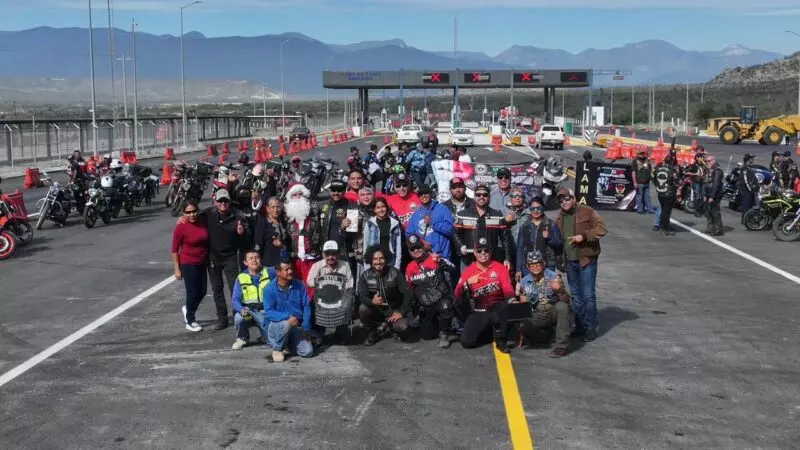Protestan bikers contra peaje en la Rumbo Nuevo