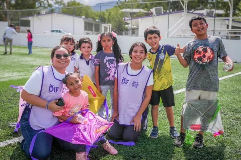 Participa el Voluntariado Juvenil del DIF Tamaulipas en actividades comunitarias