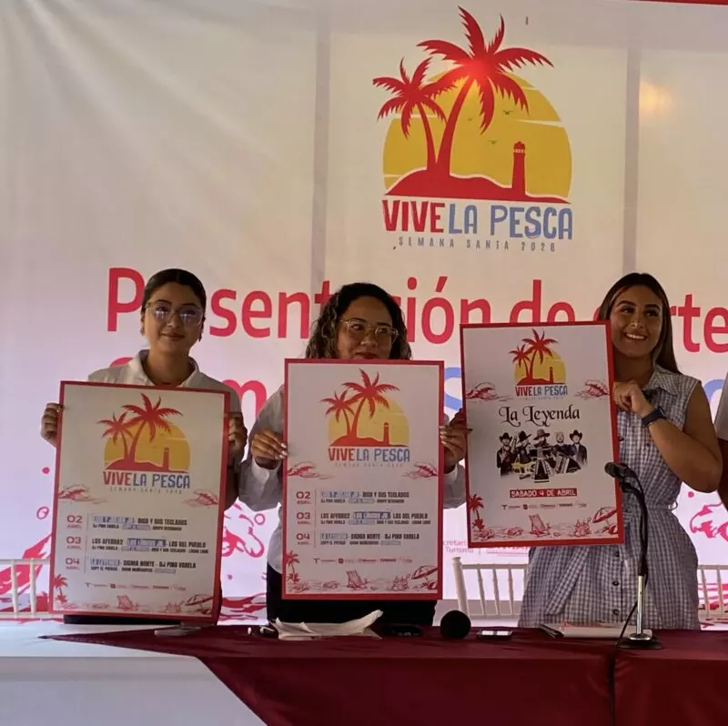 Presentan cartelera de “Vive La Pesca Semana Santa 2026” en Soto la Marina
