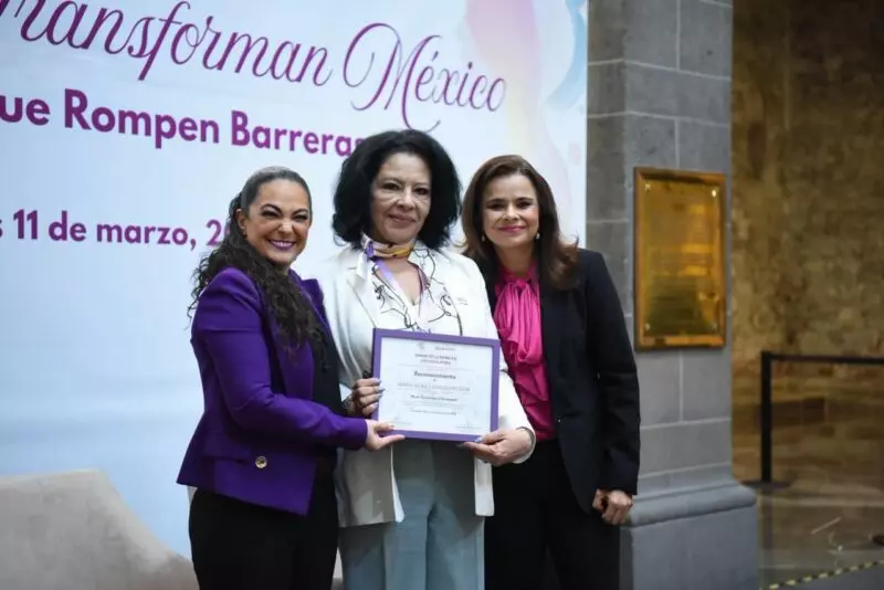 Reconocen senadora a mujeres tamaulipecas