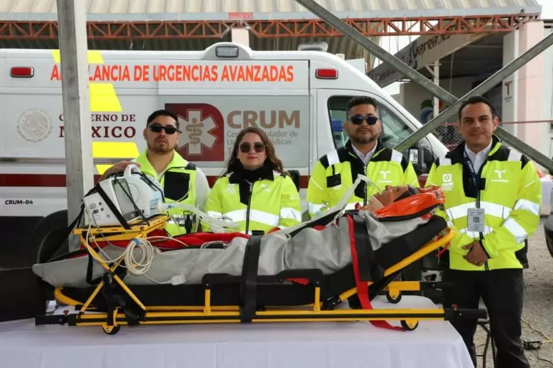 Fortalece gobierno de Tamaulipas atención de urgencias médicas y del Código Oro