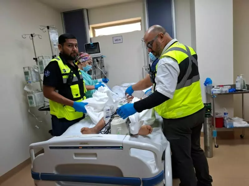 Realiza Gobierno de Tamaulipas traslado exitoso de paciente pediátrico al Hospital Infantil