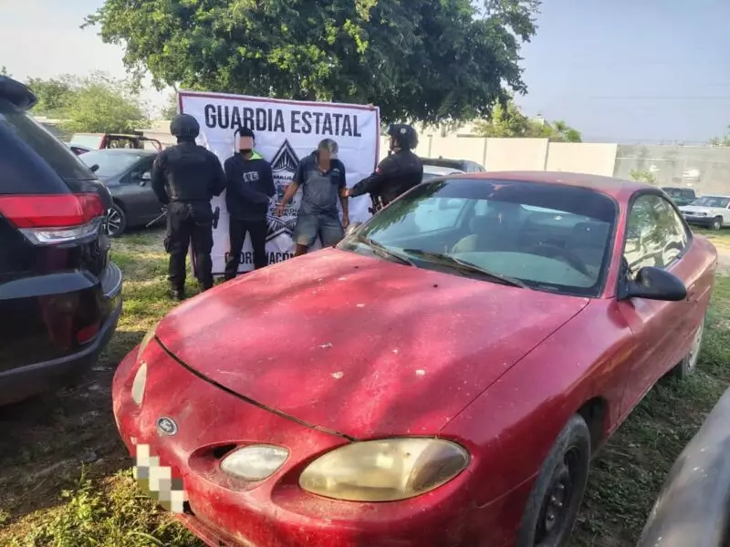 Recuperan vehículo robado en el ejido La Libertad