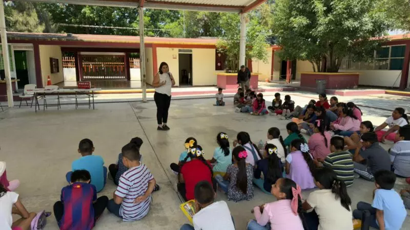 Refuerza SIPINNA Tamaulipas acciones de promoción de derechos y salud mental en Palmillas