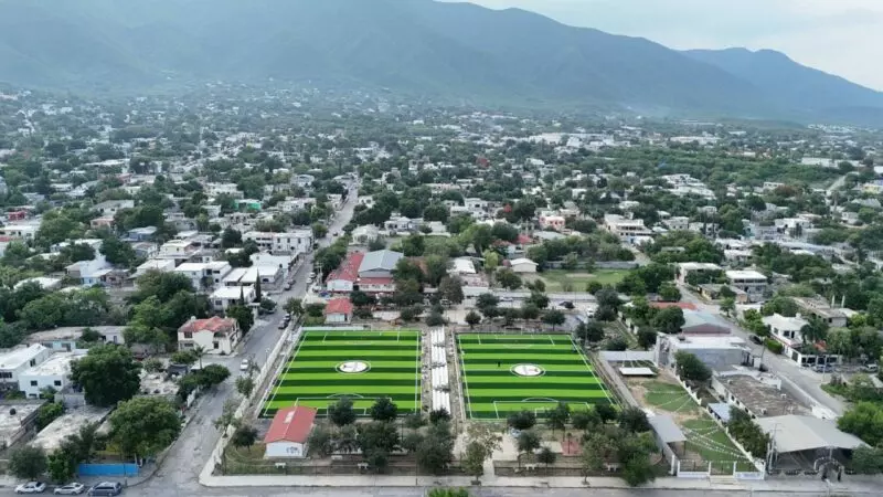 Fortalece Tamaulipas el Mundial Social con canchas deportivas