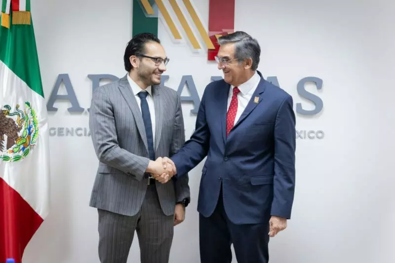 Se reúne Américo con nuevo titular de Aduanas; impulsa proyectos estratégicos en Tamaulipas