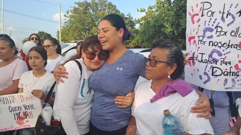 Dafne rompió fronteras: Xicoténcatl caminó abrazando el dolor de una madre