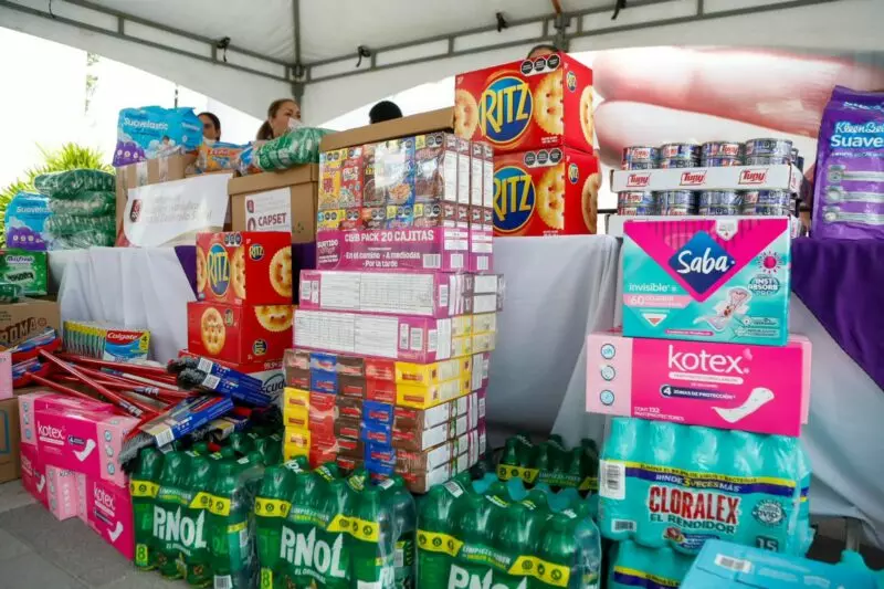 Recolecta DIF Tamaulipas cerca de 15 toneladas de ayuda para familias afectadas por los sismos en Venezuela