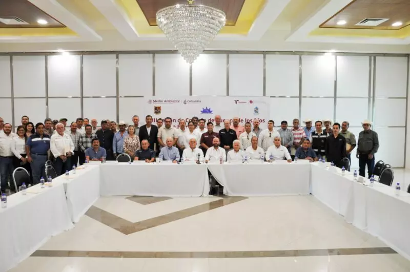 Firman la Secretaría de Recursos Hidráulicos y el Organismo de Cuenca Golfo Norte convenio para fortalecer la gestión de los Consejos de Cuenca