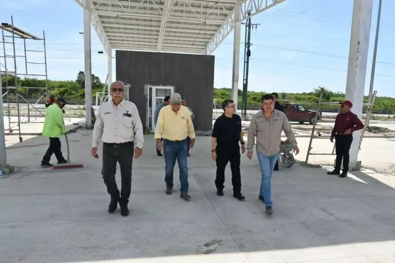 Supervisan avance de la Estación Cuarentenaria Estatal «La Gloria»