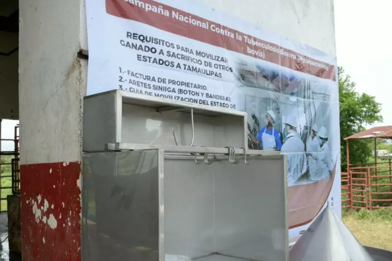 Entrega Gobierno de Tamaulipas equipo para la operación del rastro municipal de Ocampo