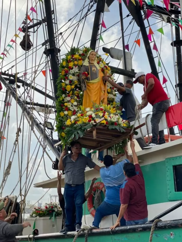 Procesión Náutica de la Virgen del Carmen fortalece la tradición y el turismo en el sur de Tamaulipas