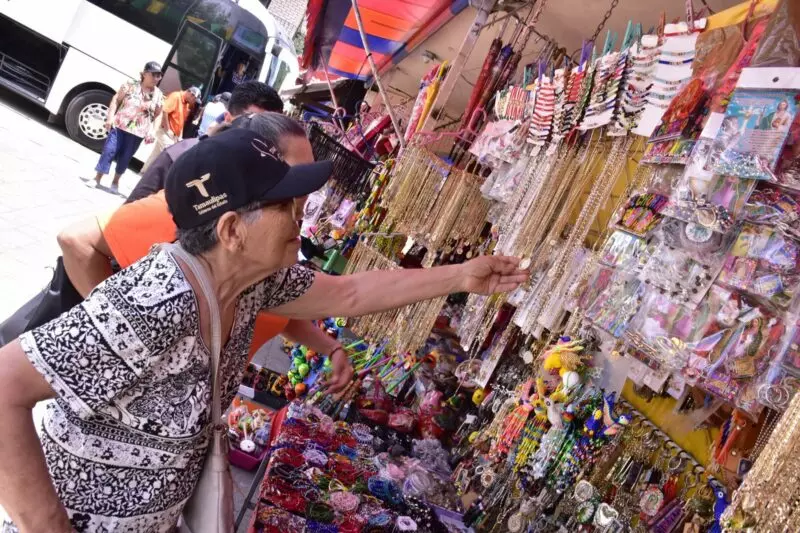 Programa de Turismo Social lleva a adultos mayores a pasear a El Chorrito en Hidalgo, Tamaulipas