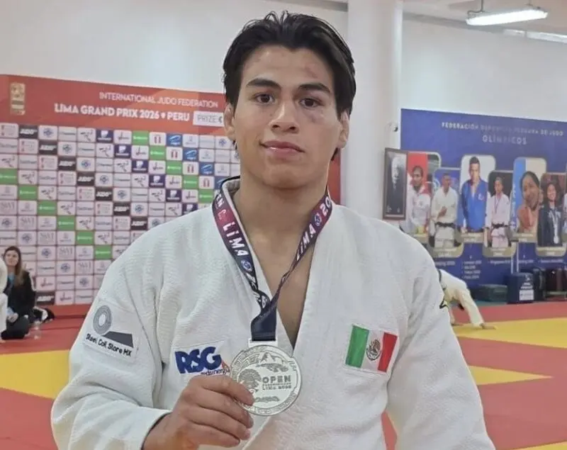 Lalo Sagastegui, deportista de la UAT, gana plata en Panamericano de Judo