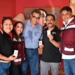 Senadora Olga Sosa entrega credenciales de Morena y escucha a familias en Nuevo Laredo