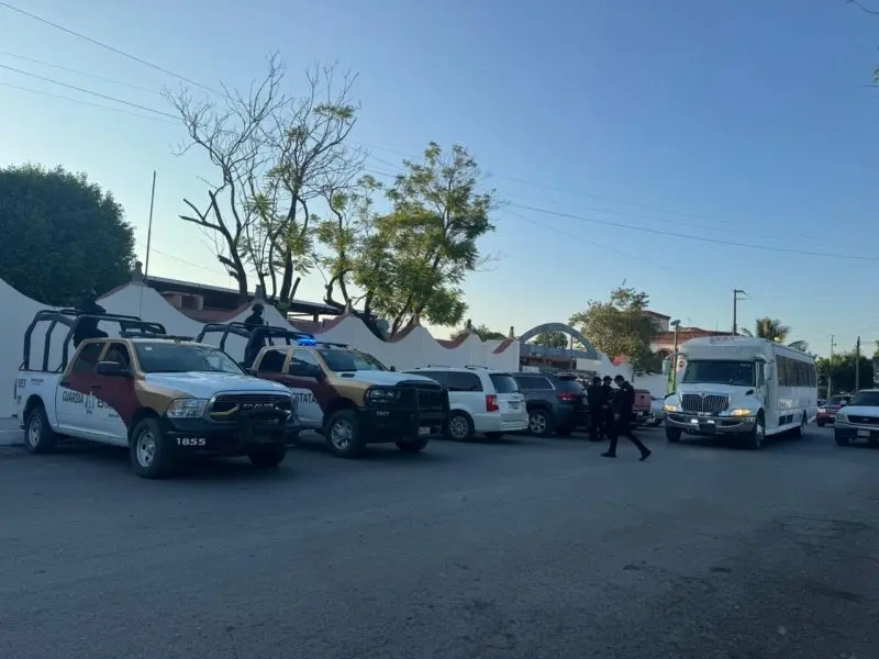 Mantiene Guardia Estatal operativo “Escuela Segura” en Jiménez