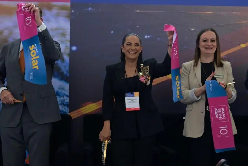 Inaugura Olga Sosa Intersolar México 2026
