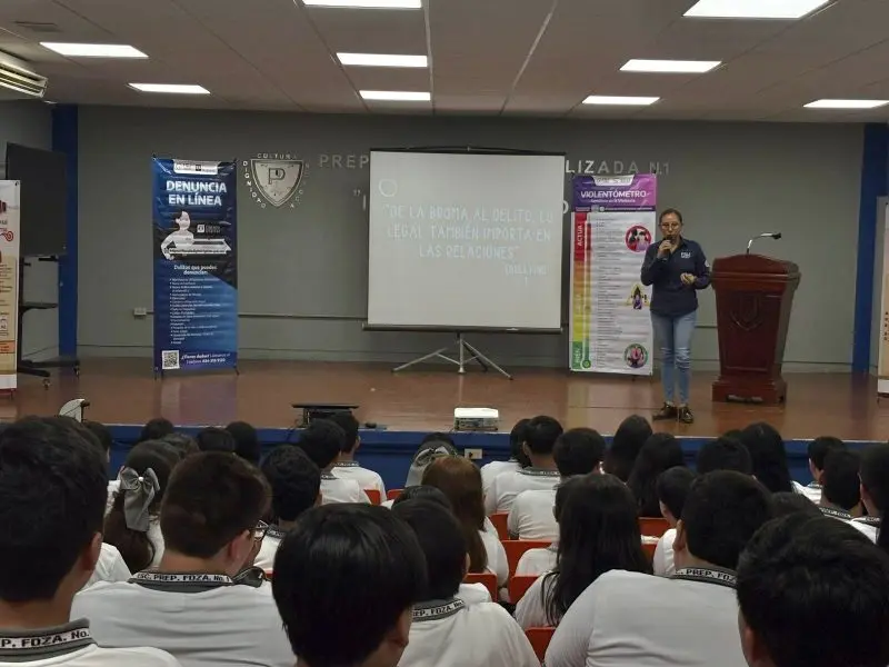 Participa Fiscalía en Jornadas Educativas