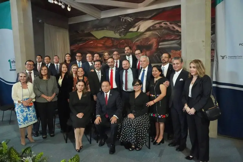 Tania Contreras asiste al Primer Informe de la Suprema Corte de Justicia de la Nación