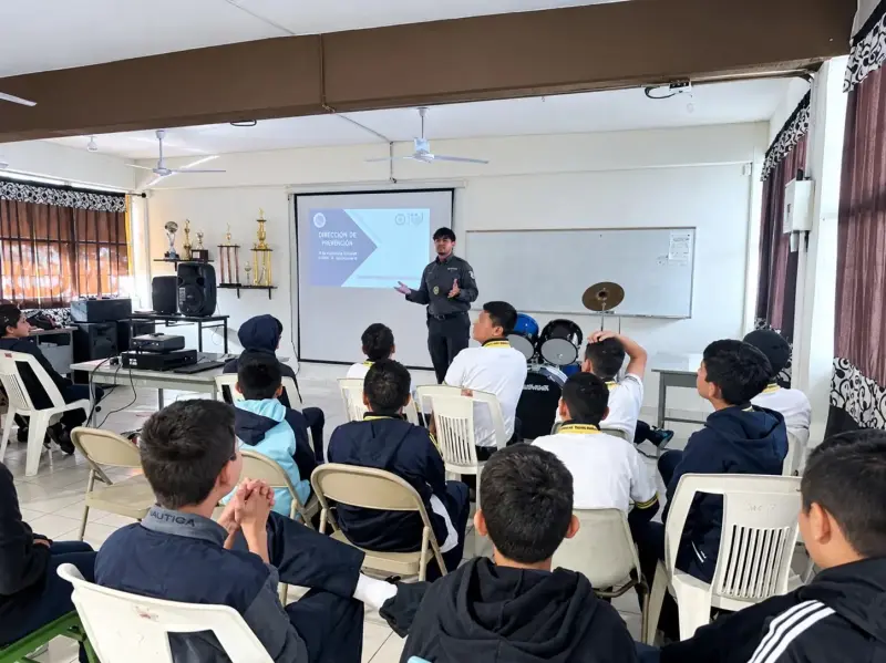 Lleva Fiscalia de Tamaulipas charlas de prevención del delito a secundaria